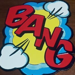 Comic Style 'BANG' / Ka- Boom/ Pow Wall Art